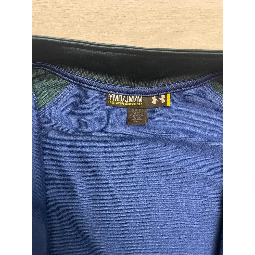 Under armour boys zip up‎ jacket blue youth medium